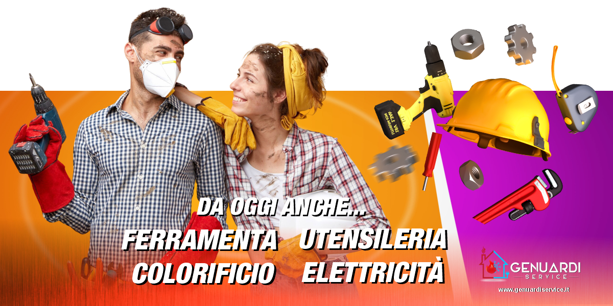 Genuardi Service, centro assistenza caldaie, stufe, scaldabagni e condizionatori delle migliori marche a Palermo, ferramenta e colori, elettricità e utensileria