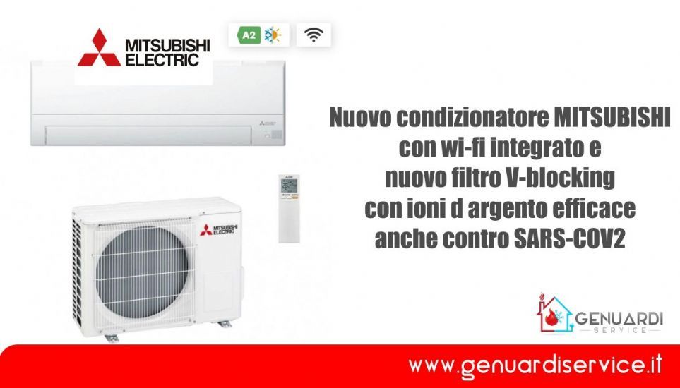 Nuovo condizionatore MITSUBISHI con wi-fi